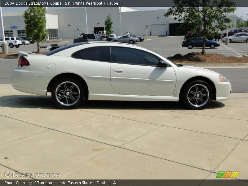 Satin White Pearlcoat / Taupe 2004 Dodge Stratus SXT Coupe