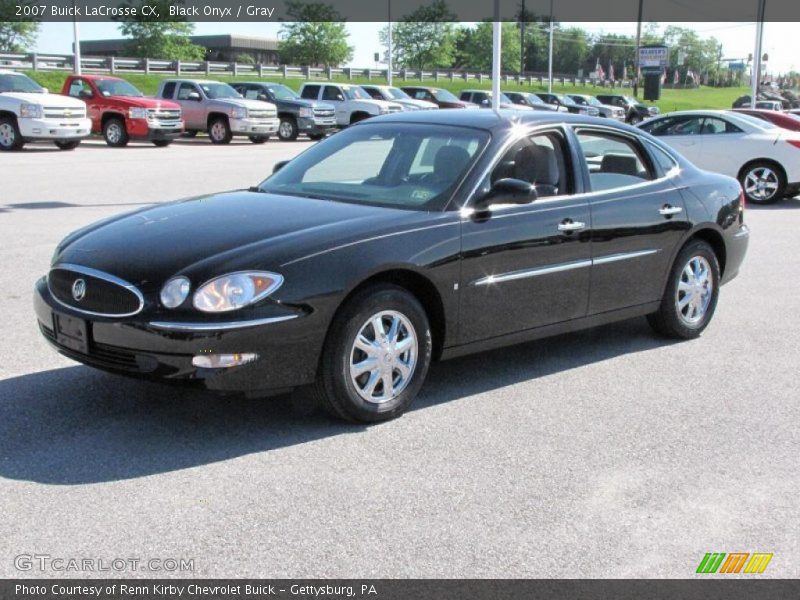 Black Onyx / Gray 2007 Buick LaCrosse CX