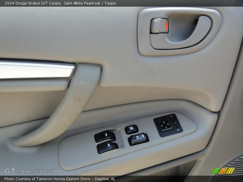 Controls of 2004 Stratus SXT Coupe