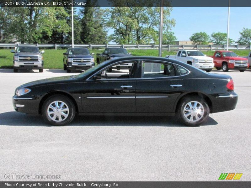 Black Onyx / Gray 2007 Buick LaCrosse CX