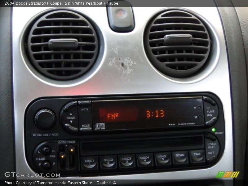 Satin White Pearlcoat / Taupe 2004 Dodge Stratus SXT Coupe