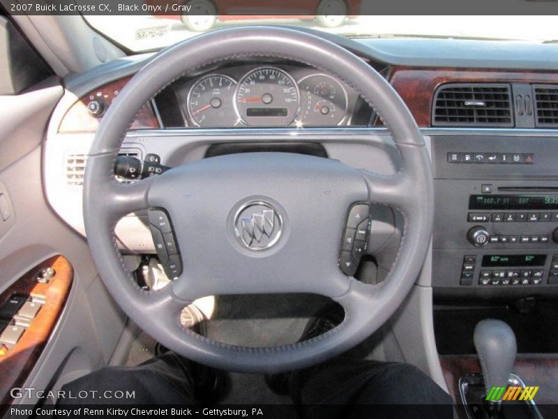 Black Onyx / Gray 2007 Buick LaCrosse CX