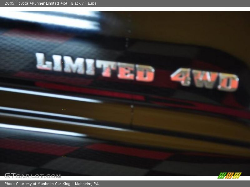 Black / Taupe 2005 Toyota 4Runner Limited 4x4