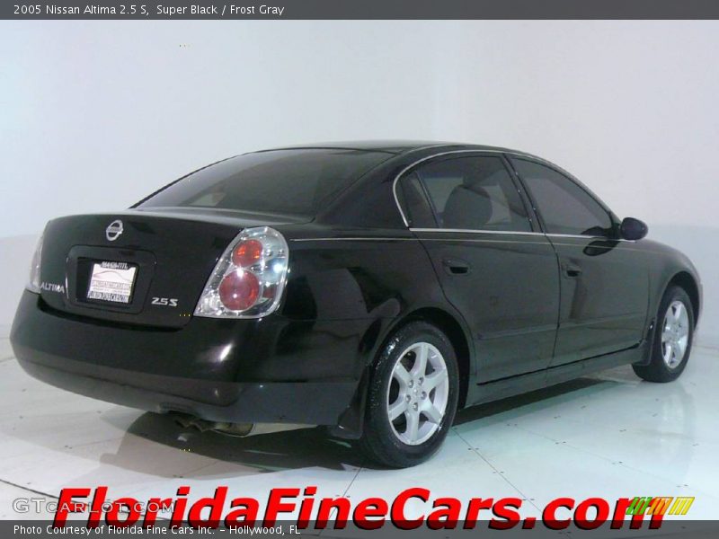 Super Black / Frost Gray 2005 Nissan Altima 2.5 S