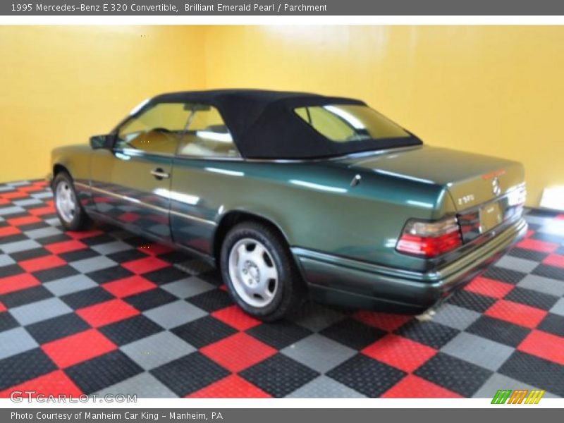 Brilliant Emerald Pearl / Parchment 1995 Mercedes-Benz E 320 Convertible