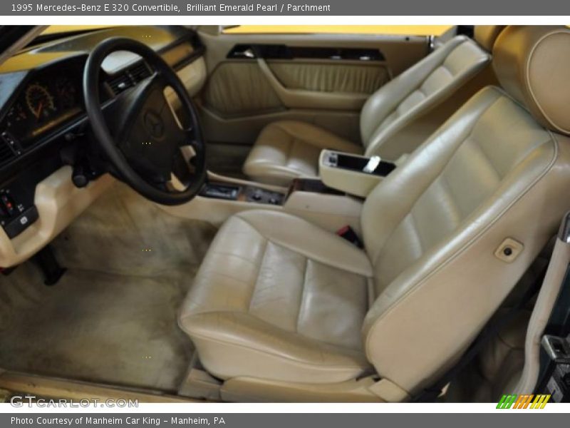  1995 E 320 Convertible Parchment Interior