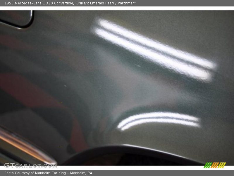 Brilliant Emerald Pearl / Parchment 1995 Mercedes-Benz E 320 Convertible