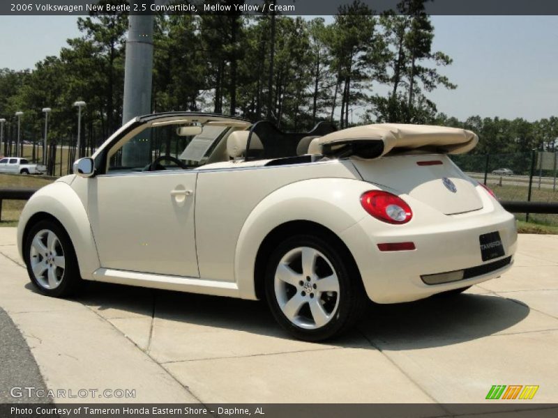 Mellow Yellow / Cream 2006 Volkswagen New Beetle 2.5 Convertible