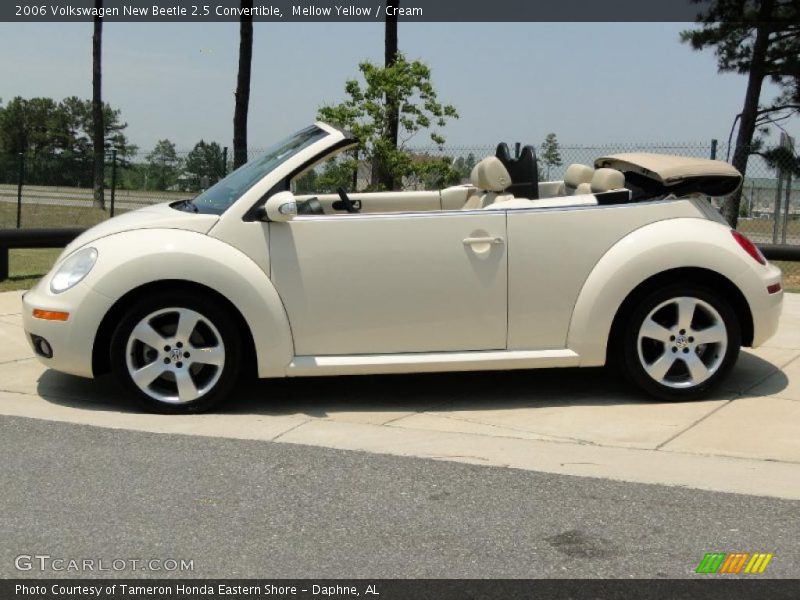 Mellow Yellow / Cream 2006 Volkswagen New Beetle 2.5 Convertible