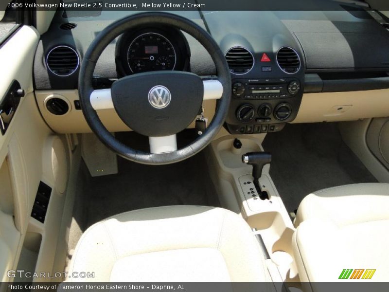 Mellow Yellow / Cream 2006 Volkswagen New Beetle 2.5 Convertible