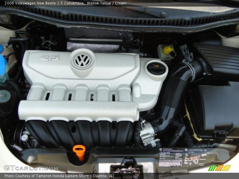 Mellow Yellow / Cream 2006 Volkswagen New Beetle 2.5 Convertible