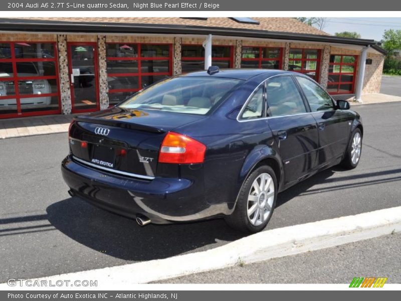 Night Blue Pearl Effect / Beige 2004 Audi A6 2.7T S-Line quattro Sedan