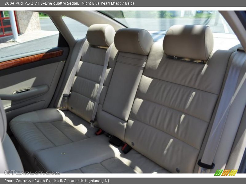 Night Blue Pearl Effect / Beige 2004 Audi A6 2.7T S-Line quattro Sedan