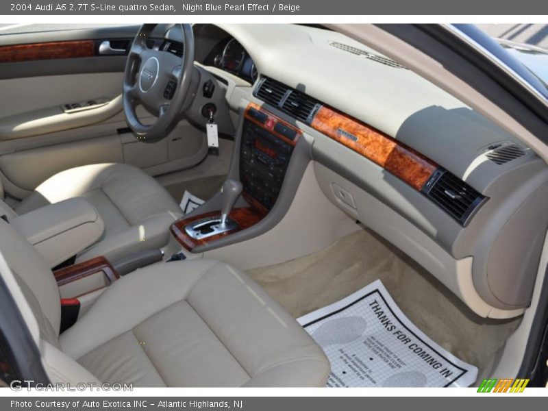  2004 A6 2.7T S-Line quattro Sedan Beige Interior