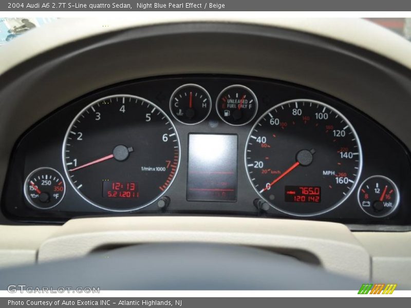  2004 A6 2.7T S-Line quattro Sedan 2.7T S-Line quattro Sedan Gauges
