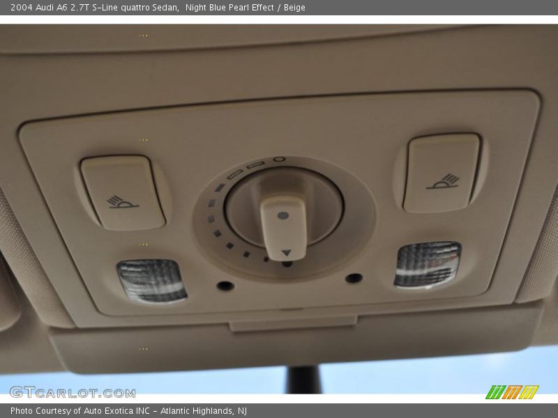 Night Blue Pearl Effect / Beige 2004 Audi A6 2.7T S-Line quattro Sedan