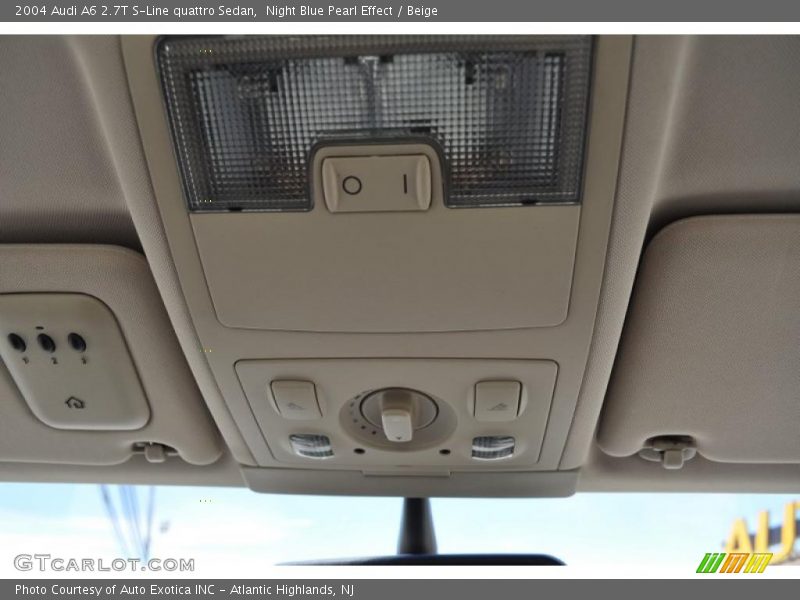 Night Blue Pearl Effect / Beige 2004 Audi A6 2.7T S-Line quattro Sedan