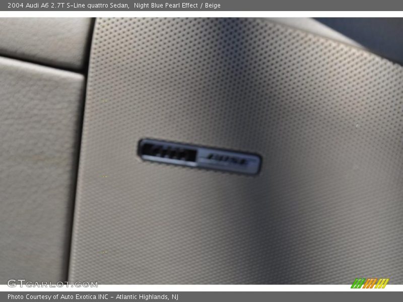 Night Blue Pearl Effect / Beige 2004 Audi A6 2.7T S-Line quattro Sedan