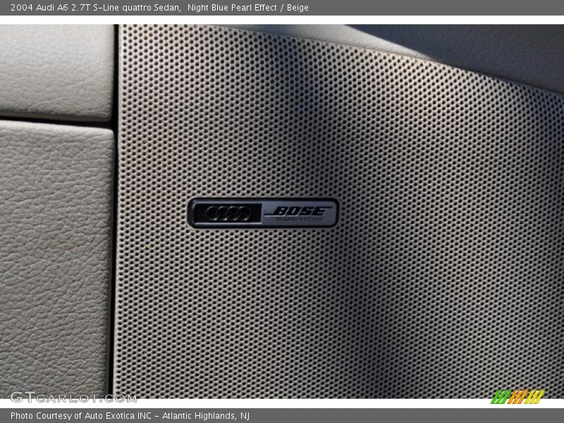 Night Blue Pearl Effect / Beige 2004 Audi A6 2.7T S-Line quattro Sedan