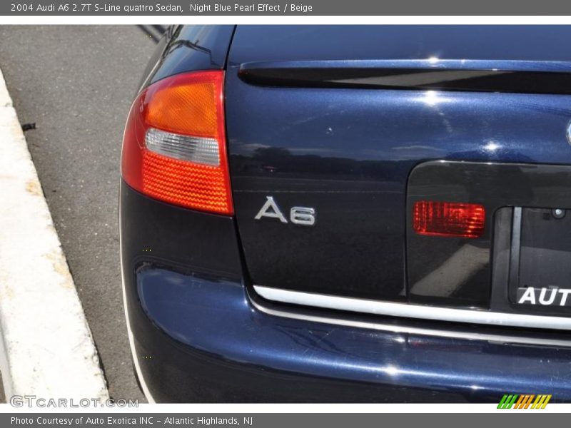 Night Blue Pearl Effect / Beige 2004 Audi A6 2.7T S-Line quattro Sedan