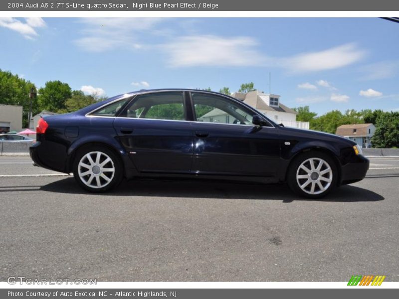 Night Blue Pearl Effect / Beige 2004 Audi A6 2.7T S-Line quattro Sedan