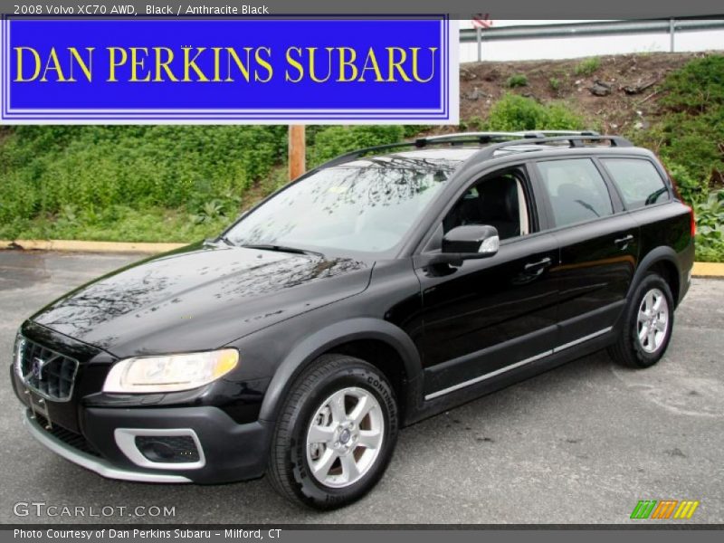 Black / Anthracite Black 2008 Volvo XC70 AWD