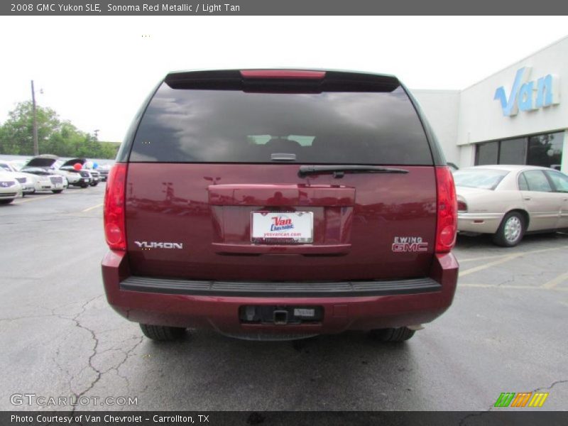 Sonoma Red Metallic / Light Tan 2008 GMC Yukon SLE