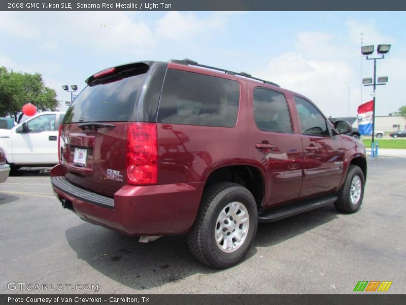Sonoma Red Metallic / Light Tan 2008 GMC Yukon SLE