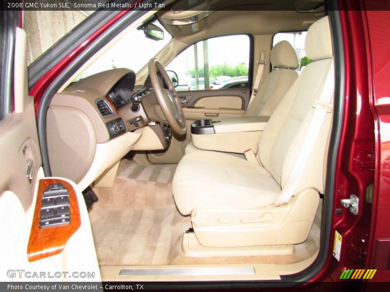 Sonoma Red Metallic / Light Tan 2008 GMC Yukon SLE