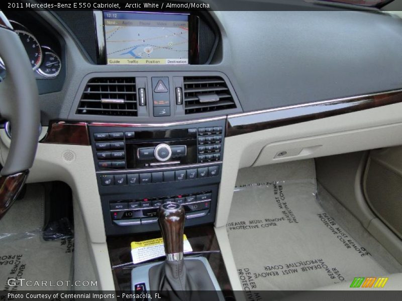 Arctic White / Almond/Mocha 2011 Mercedes-Benz E 550 Cabriolet