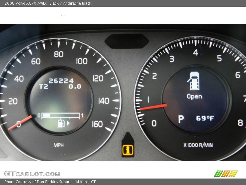 Black / Anthracite Black 2008 Volvo XC70 AWD