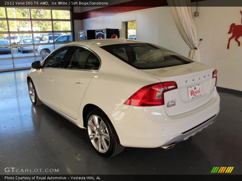 Ice White / Soft Beige/Sandstone 2011 Volvo S60 T6 AWD