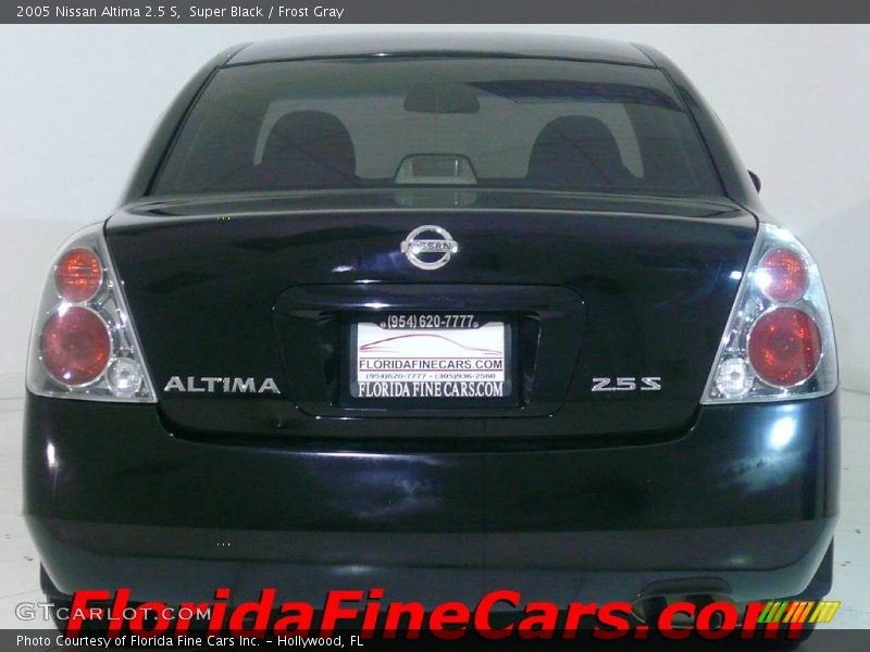 Super Black / Frost Gray 2005 Nissan Altima 2.5 S