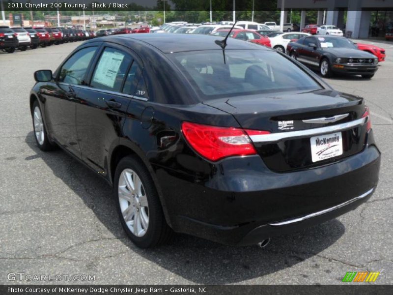 Black / Black 2011 Chrysler 200 Touring