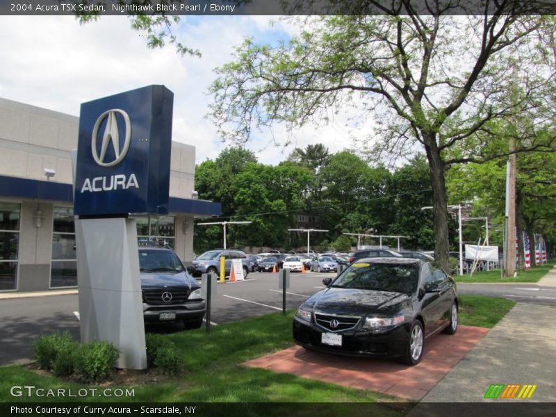 Nighthawk Black Pearl / Ebony 2004 Acura TSX Sedan
