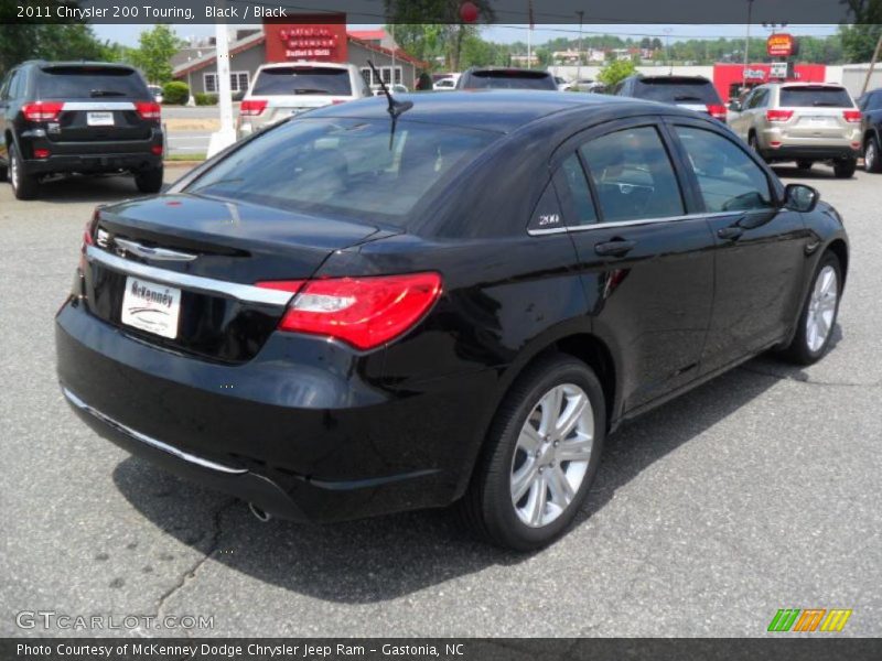 Black / Black 2011 Chrysler 200 Touring