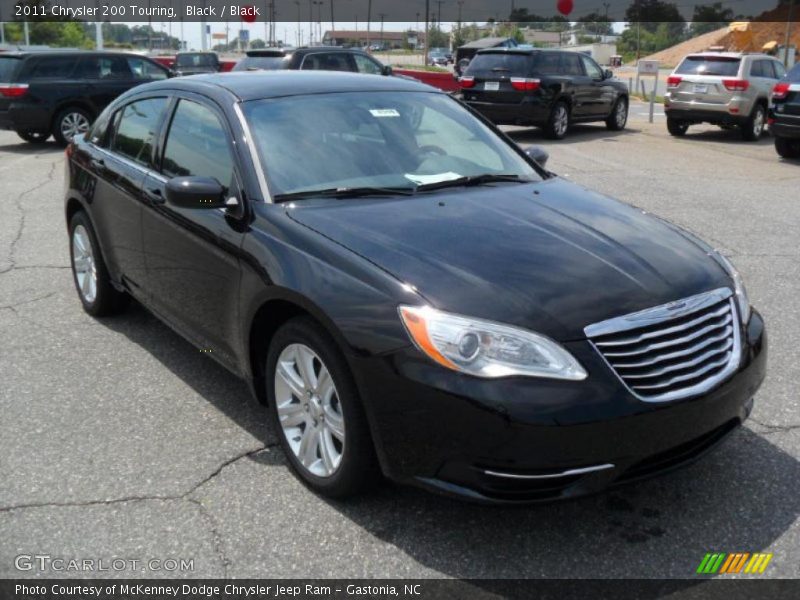 Black / Black 2011 Chrysler 200 Touring
