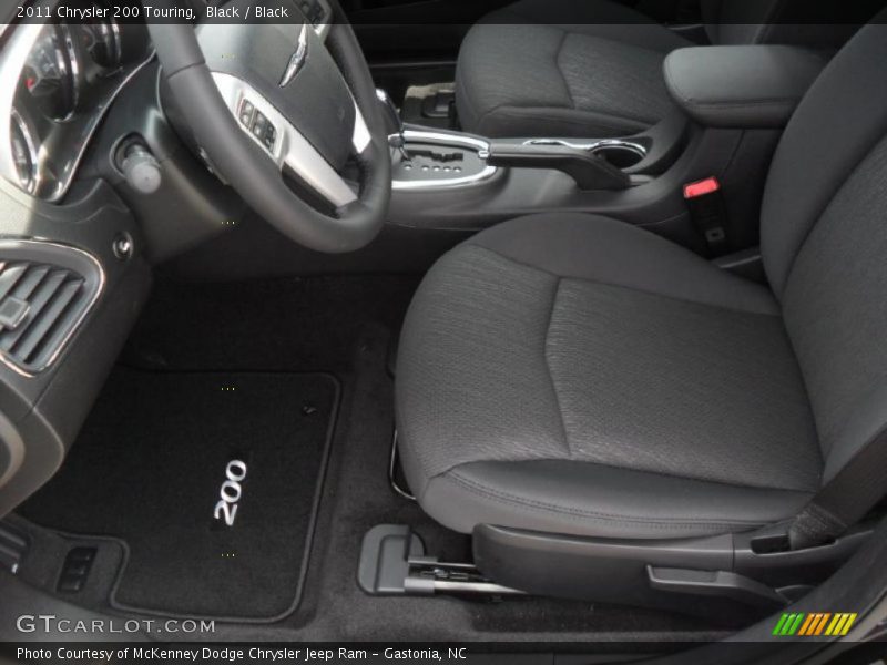 Black / Black 2011 Chrysler 200 Touring
