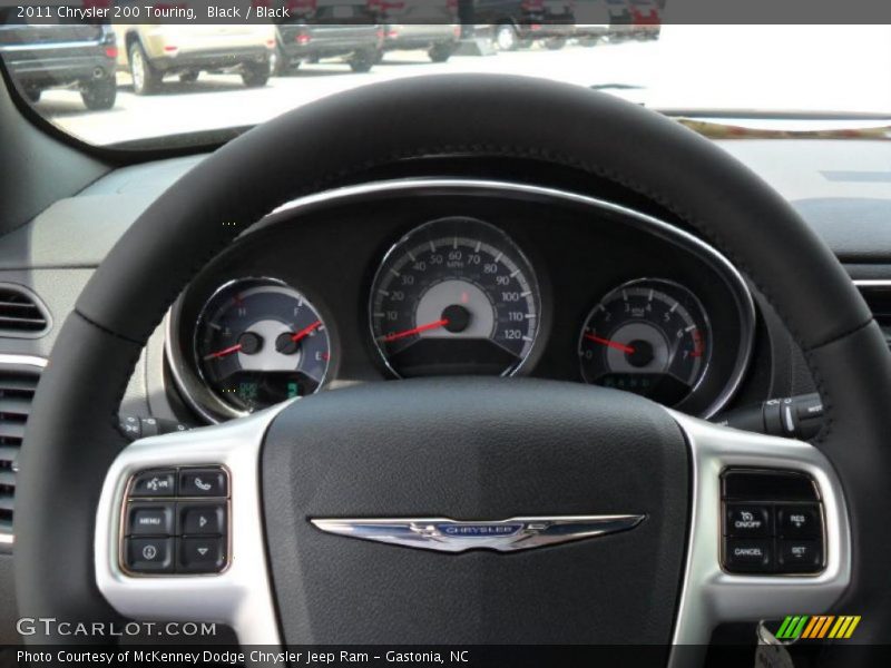 Black / Black 2011 Chrysler 200 Touring