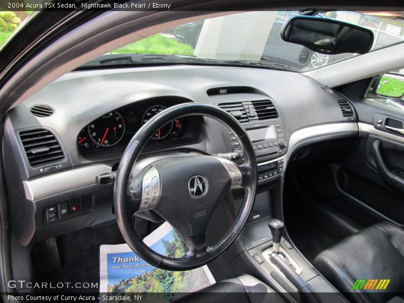 Nighthawk Black Pearl / Ebony 2004 Acura TSX Sedan