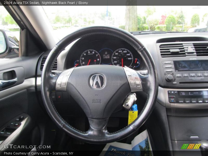 Nighthawk Black Pearl / Ebony 2004 Acura TSX Sedan