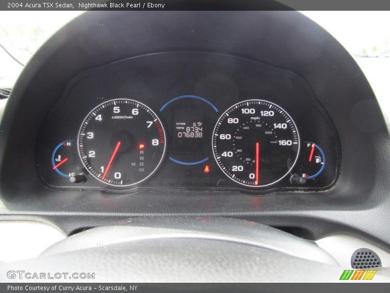 Nighthawk Black Pearl / Ebony 2004 Acura TSX Sedan
