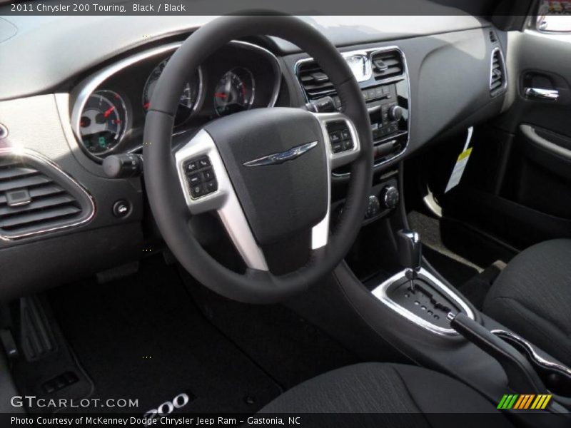 Black / Black 2011 Chrysler 200 Touring