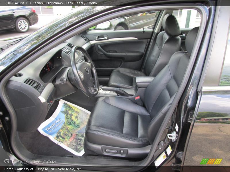 Nighthawk Black Pearl / Ebony 2004 Acura TSX Sedan