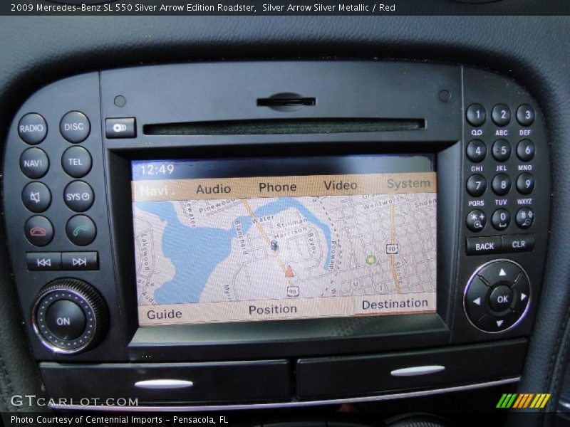 Navigation of 2009 SL 550 Silver Arrow Edition Roadster