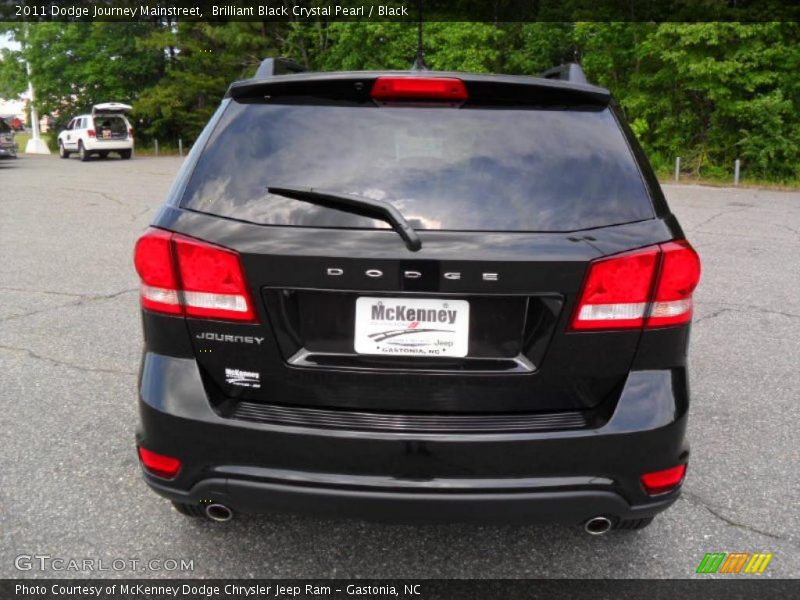 Brilliant Black Crystal Pearl / Black 2011 Dodge Journey Mainstreet