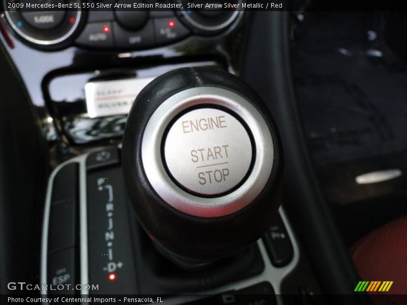 Controls of 2009 SL 550 Silver Arrow Edition Roadster