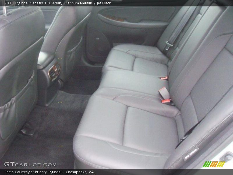 Platinum Metallic / Jet Black 2010 Hyundai Genesis 3.8 Sedan