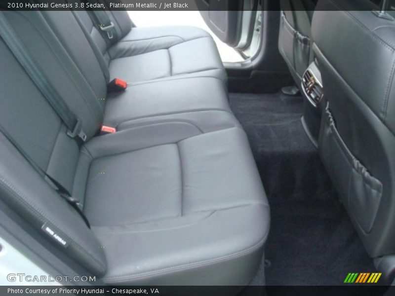 Platinum Metallic / Jet Black 2010 Hyundai Genesis 3.8 Sedan