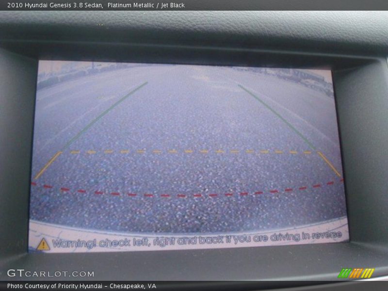 Platinum Metallic / Jet Black 2010 Hyundai Genesis 3.8 Sedan